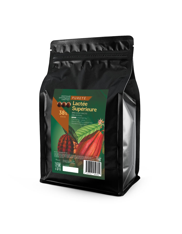 Шоколад молочный Lactee Superieure 38% Cacao Barry (1 кг)